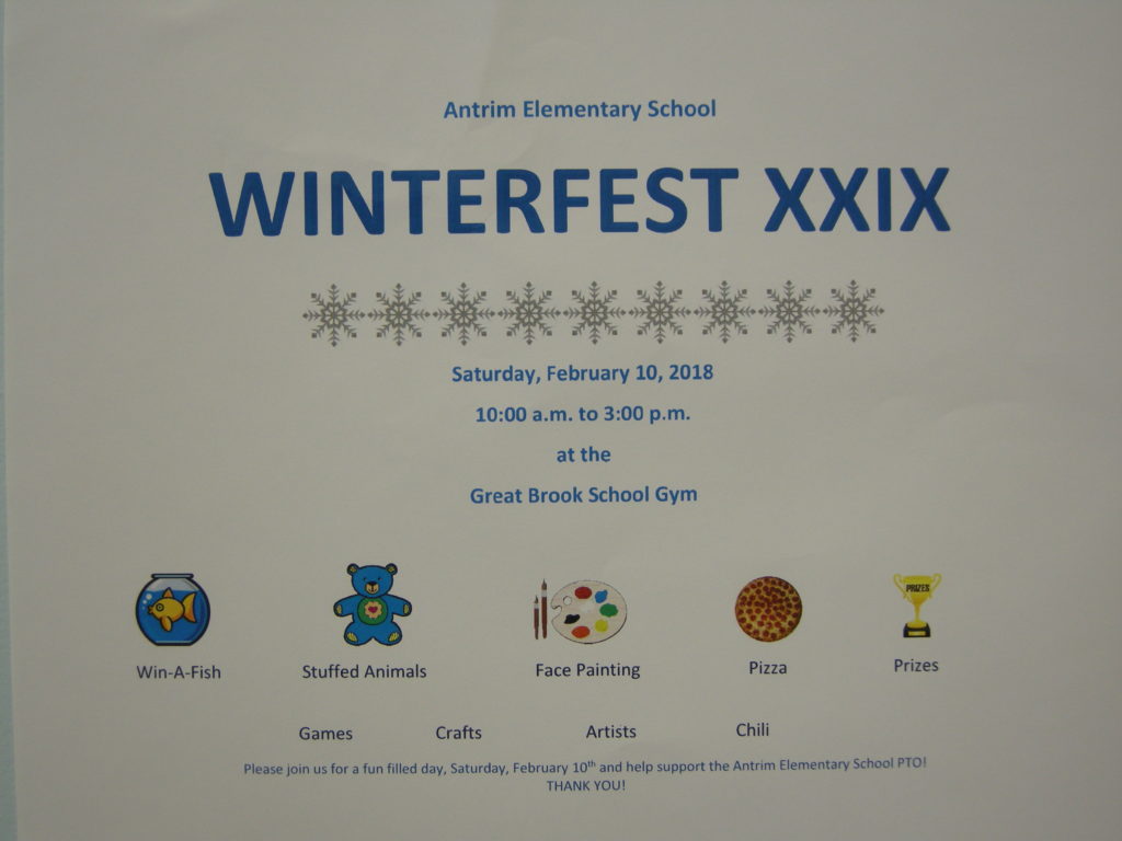Featured image of article: Come join the Antrim Elementary Eagles at Winterfest this Saturday