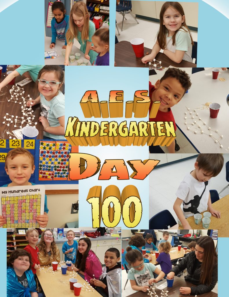 Featured image of article: AES Kindergarteners Celebrate the 100th Day of School