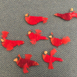 Featured image of article: Preschoolers Create Cardinals