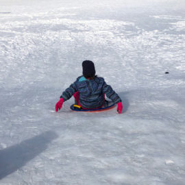Featured image of article: Sledding Fun at AES