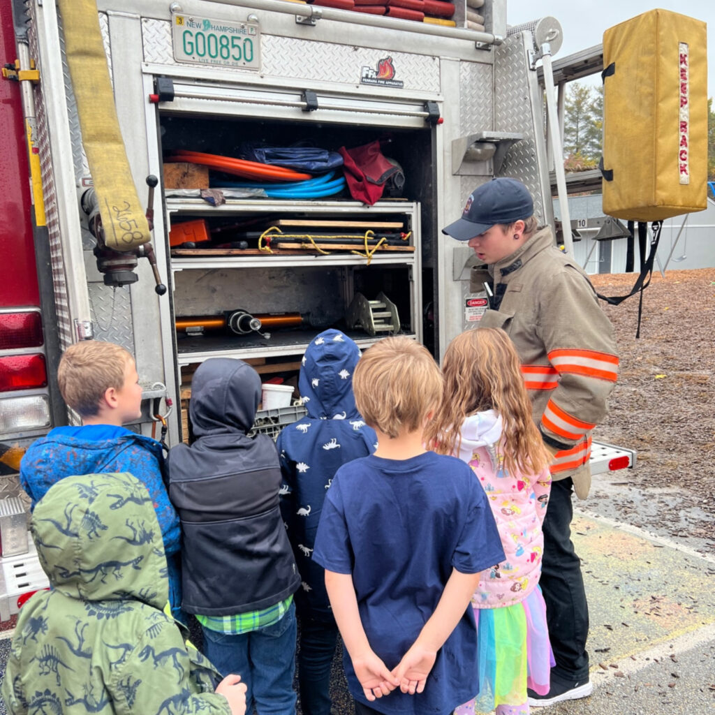 Featured image of article: Antrim Fire Department visits AES for Fire Safety Day