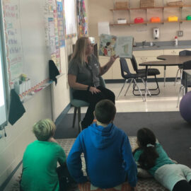 Featured image of article: AES 4th Grade Mystery Reader Visits