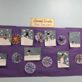 Featured image of article: 2nd Grade Art at AES