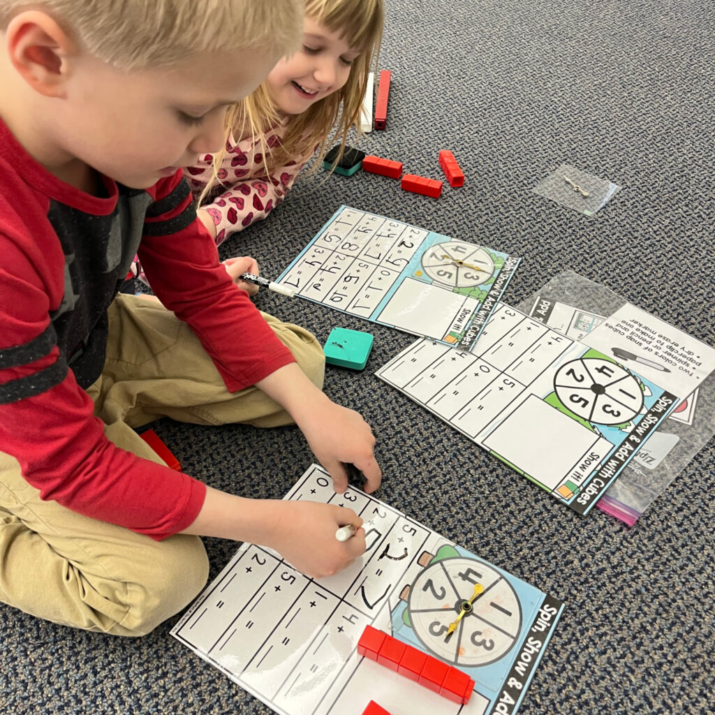 Featured image of article: AES Kindergarteners Learning New Skills
