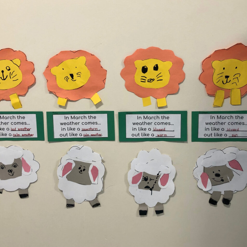 Featured image of article: AES Kindergarten learns about March weather